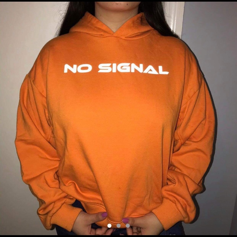 Orange hoodie
